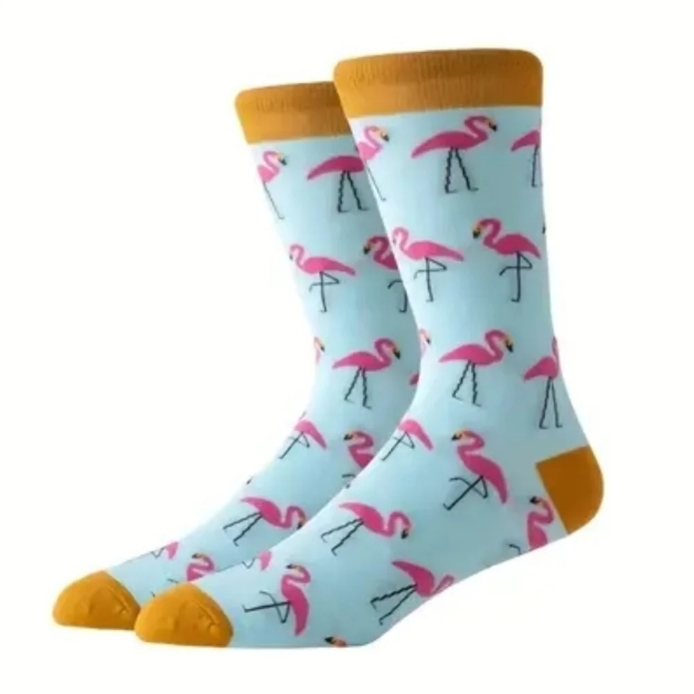 Choose 1: Adult Socks Flamingo